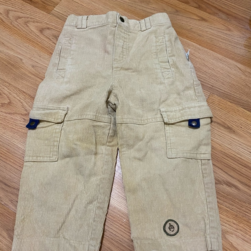 classic pooh, kids tan pants